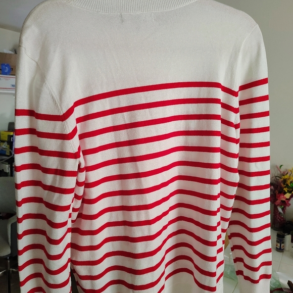 Marley "Love" Sweater Academia, Scholarly, Preppy, Oversized, stripes, Preppy - Picture 5 of 7